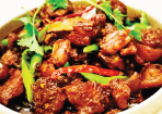 Braised Duck Green Chilly — Chinese dish at Pokhara Chinese Restaurant
